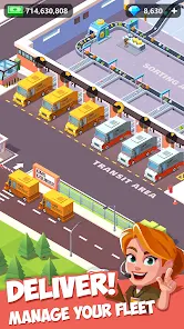 Idle Courier Tycoon Ảnh chụp màn hình 2