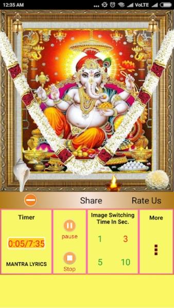 Powerful Ganesh Mantra Zrzut ekranu 0