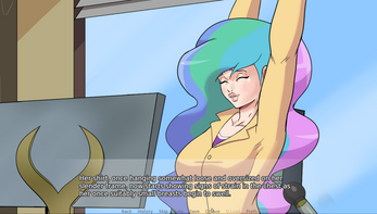 The Principals Bimbofication - A Kinetic Visual Novel Screenshot 3