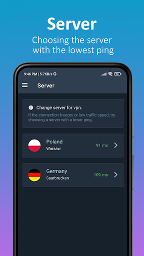 Nomad VPN USA Zrzut ekranu 2