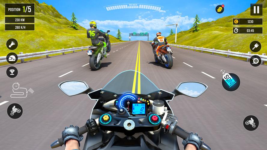 Moto Traffic Bike Race Game 3d Captura de tela 0