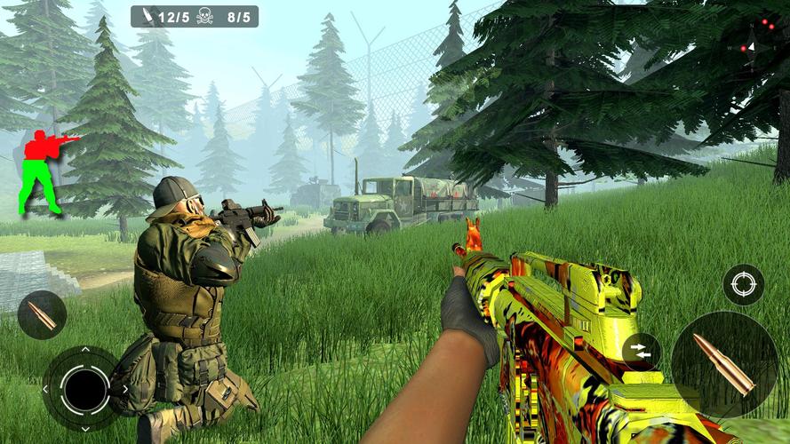 Commando Strike Offline Game Captura de pantalla 3
