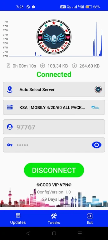 GOOD VIP VPN Captura de tela 1