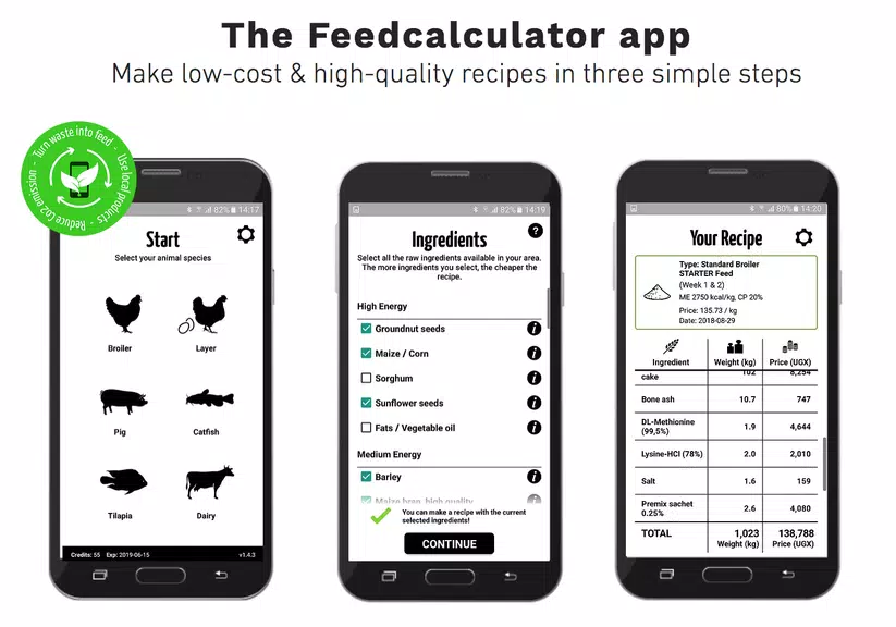 Feed Calculator for livestock Скриншот 0