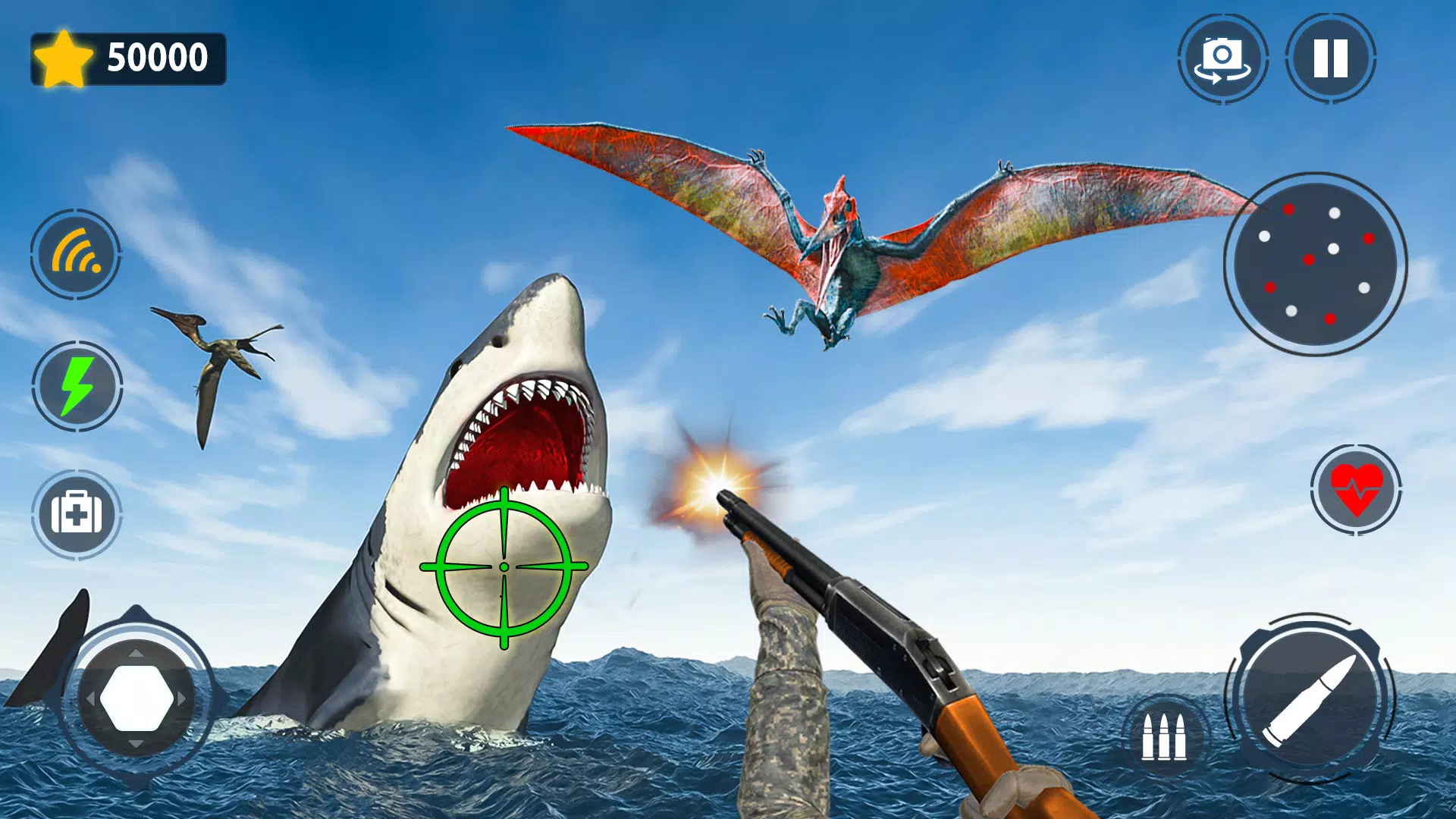 Shark Games & Fish Hunting ဖန်သားပြင်ဓာတ်ပုံ 3