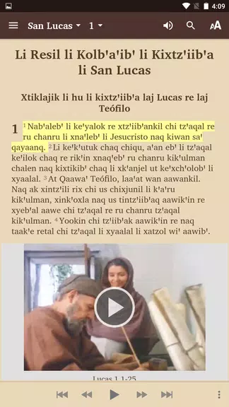 Kekchi Bible (official orth) Ekran Görüntüsü 1