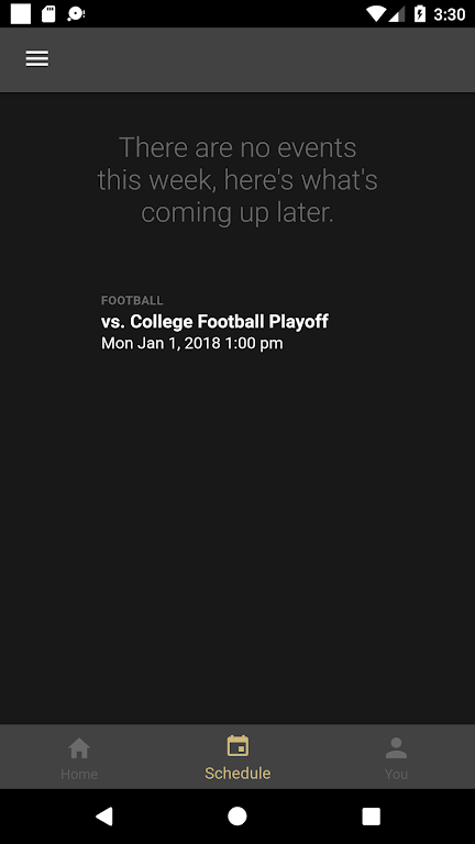 College Football Playoff ဖန်သားပြင်ဓာတ်ပုံ 1