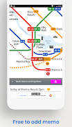 Singapore MRT Metro Map ภาพหน้าจอ 3