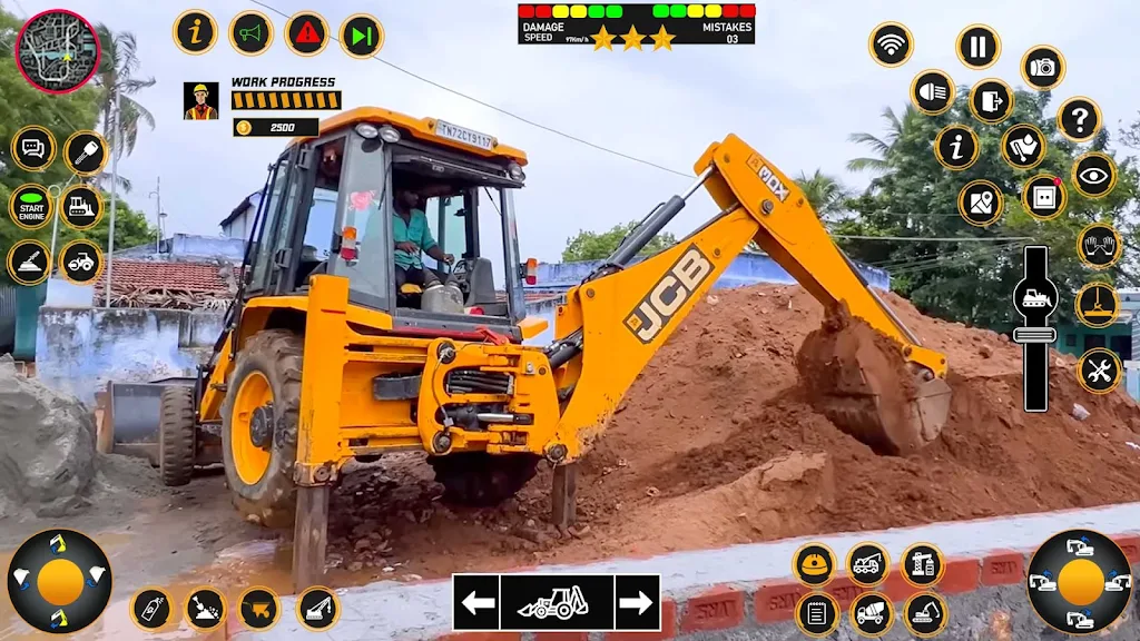 Schermata Snow Excavator Game: JCB Games 2