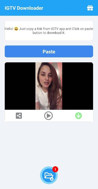 IGTV Video Downloader Captura de tela 2