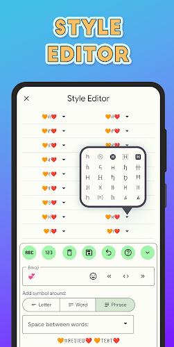 Stylish Text - Fonts Keyboard স্ক্রিনশট 0