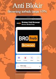 Brokep Hub Browser VPN Browser Captura de tela 1