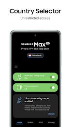 Samsung Max - 데이터 저장 및 개인정보 보호 스크린샷 2