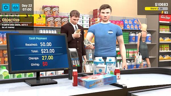 Manage Supermarket Simulator ภาพหน้าจอ 1