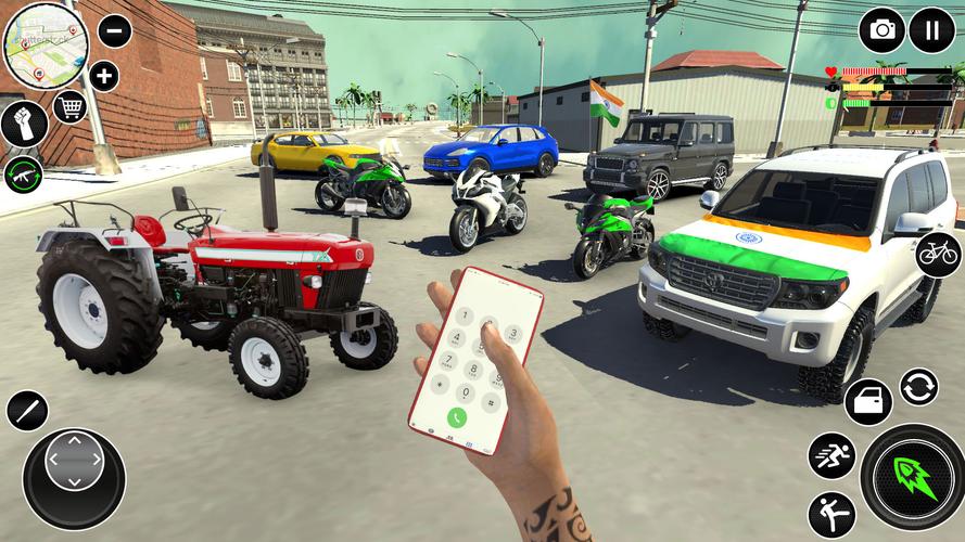 Indian Bike Game 3d Driving Schermafbeelding 1