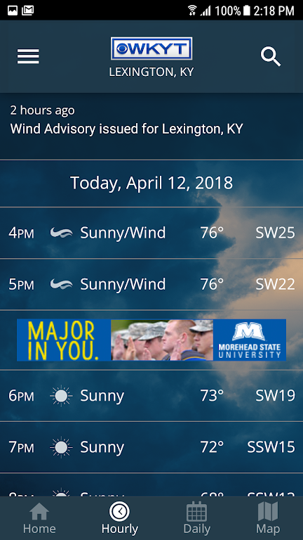 WKYT Weather Screenshot 2