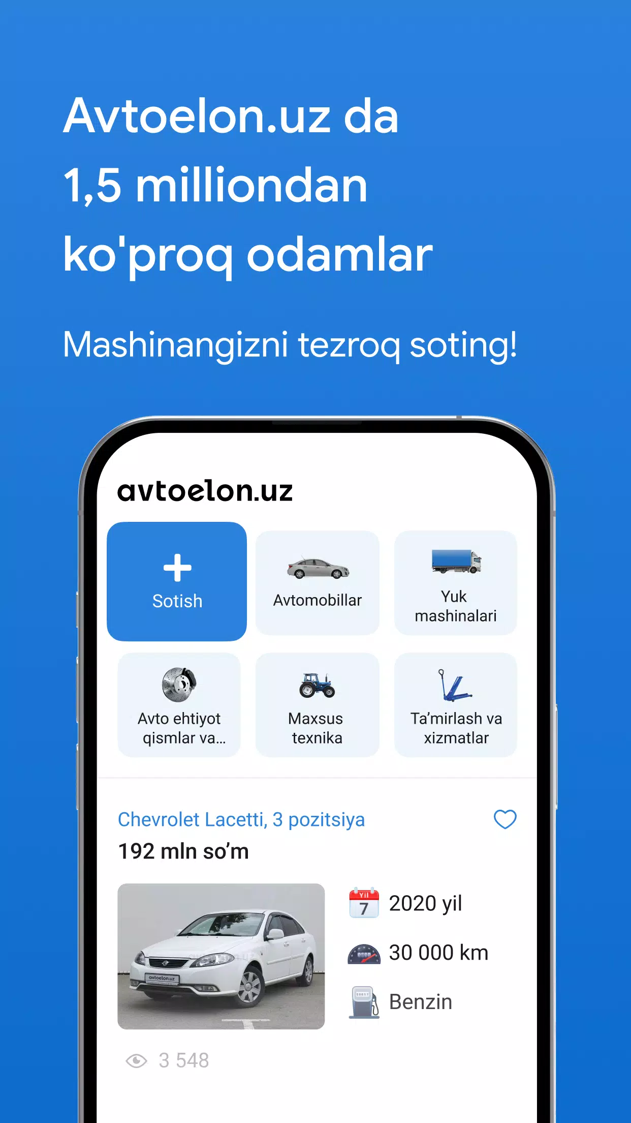 Avtoelon.uz Screenshot 1