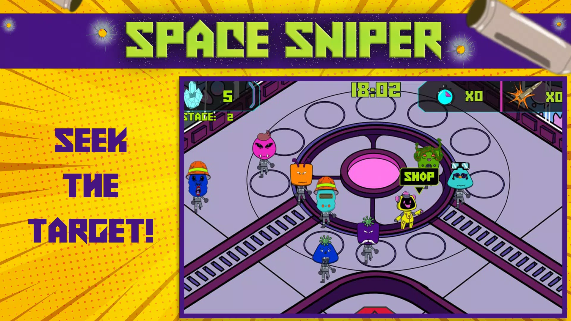 Space Sniper ဖန်သားပြင်ဓာတ်ပုံ 2