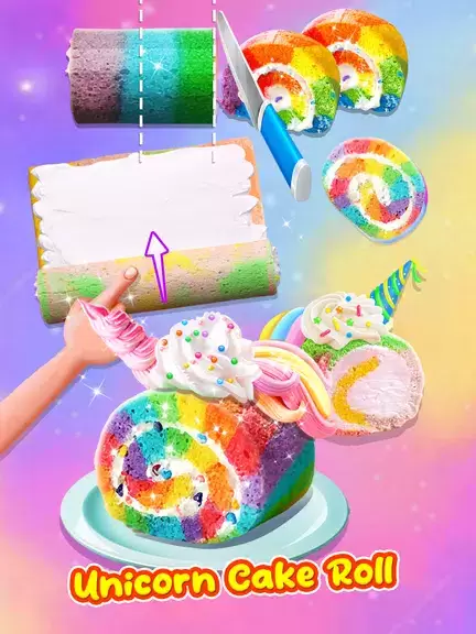 Princess Unicorn Desserts Ekran Görüntüsü 1