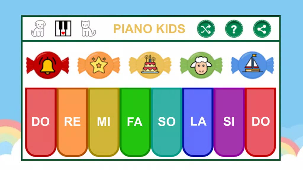 Piano Kids: Animals Music Song Ảnh chụp màn hình 0