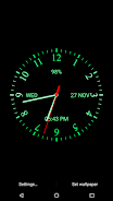 Analog Clock Live Wallpaper ภาพหน้าจอ 0