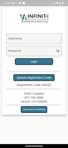 Schermata Infinit-I Workforce Solutions 0