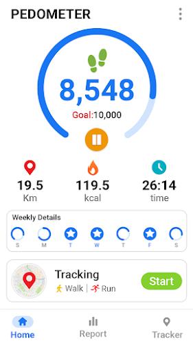 Pedometer - Step Tracker Screenshot 1