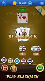 BlackJack 21 - Offline Casino ภาพหน้าจอ 2