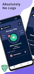 Privacy VPN - No Log VPN Proxy Tangkapan skrin 0