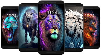 Lion Wallpaper HD Captura de pantalla 3