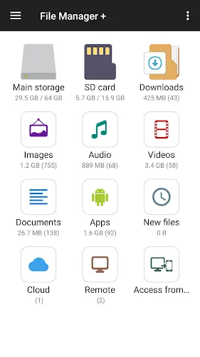 Schermata File Manager 0