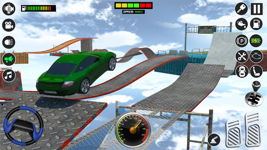 Mega Ramp Car Stunt Games 3d Captura de tela 3