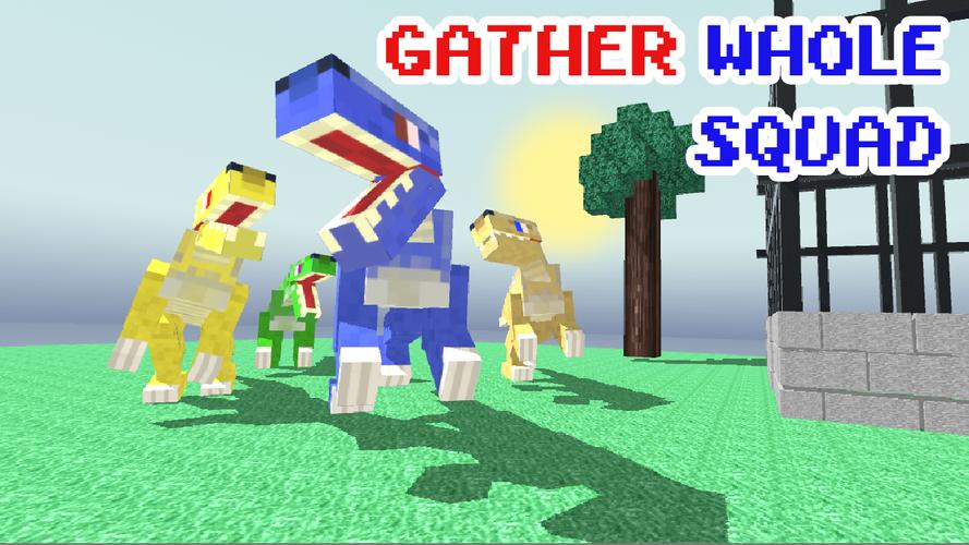 Schermata Blocky Dino Park Raptor Attack 0