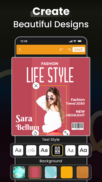 Social Media Post Maker Mod Ảnh chụp màn hình 1