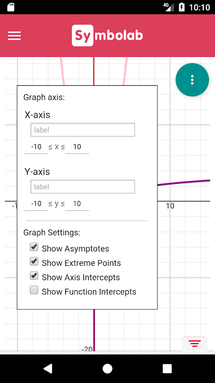 Symbolab Graphing Calculator Скриншот 3