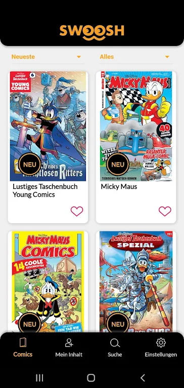 Swoosh Comics應用截圖第0張