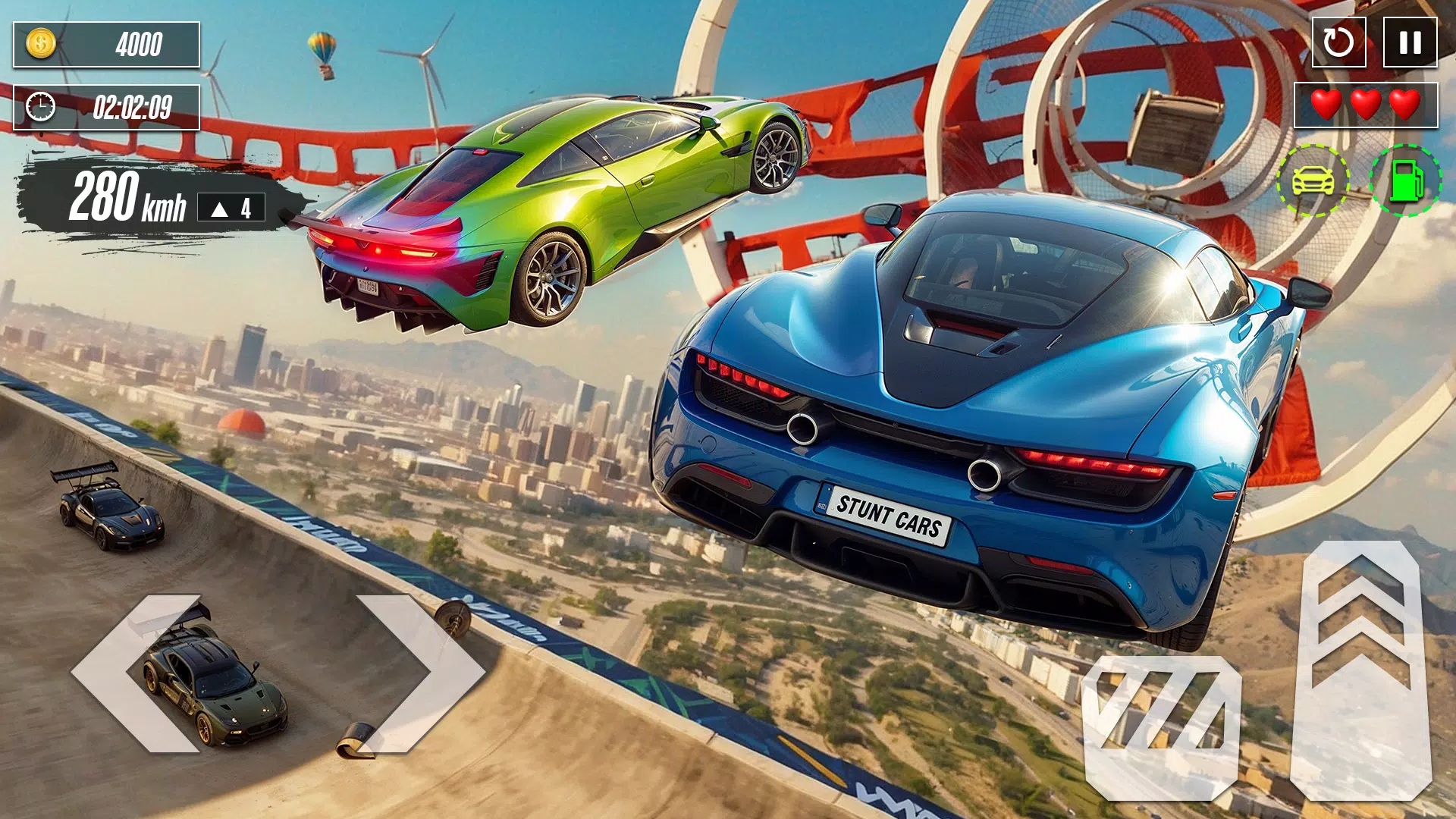 Mega Ramp Stunt: GT Car Racing應用截圖第0張
