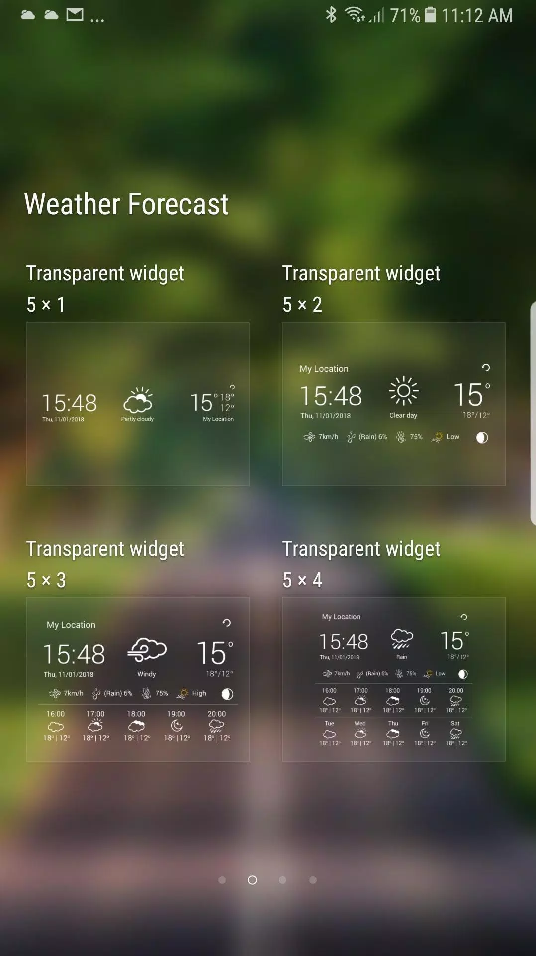 Weather app Скриншот 3