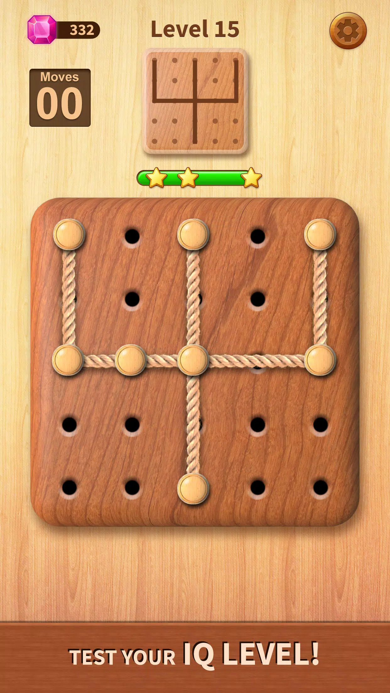 Rope Puzzle: Wooden Rope Games スクリーンショット 3