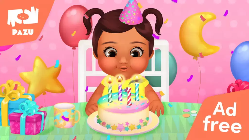 Baby Birthday Maker Game Ekran Görüntüsü 1