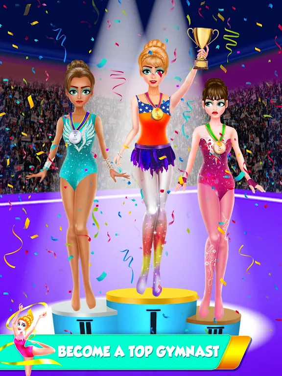 Star Girl Gymnastics Games Captura de tela 1