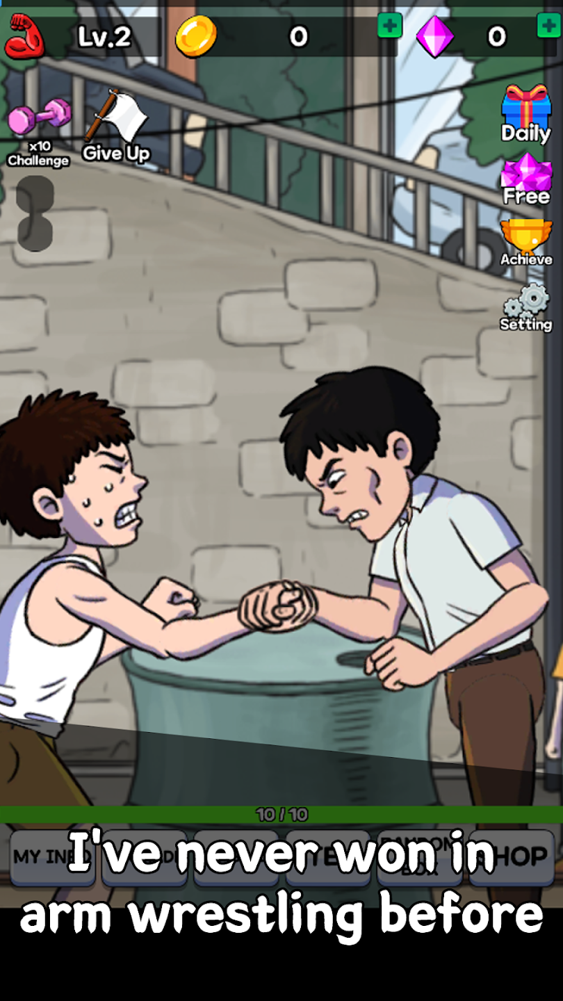 Arm Wrestling Clicker APK Captura de tela 1