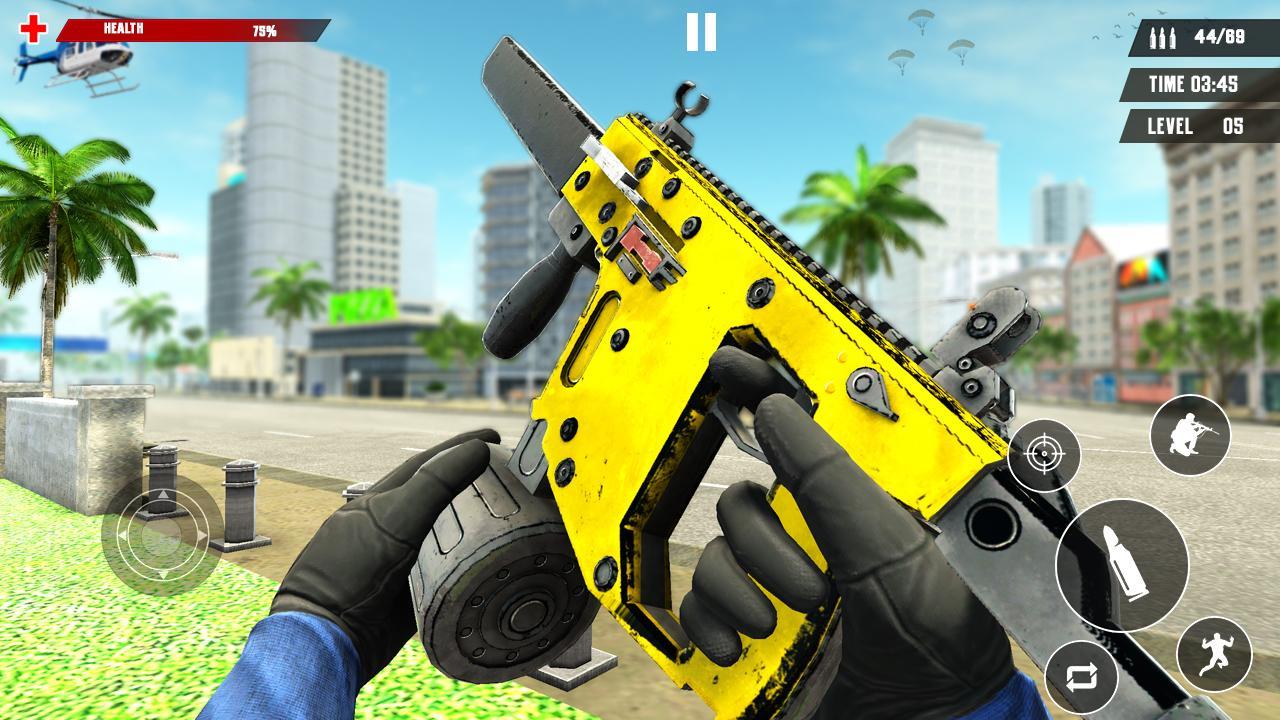 US Police Free Fire - Free Action Game应用截图第3张