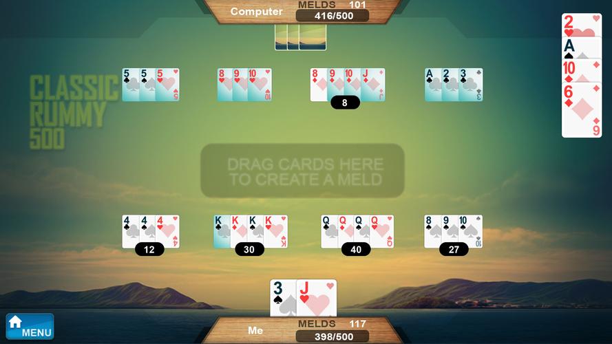 Rummy 500 Ảnh chụp màn hình 0