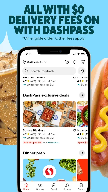 DoorDash - Food Delivery Captura de tela 3