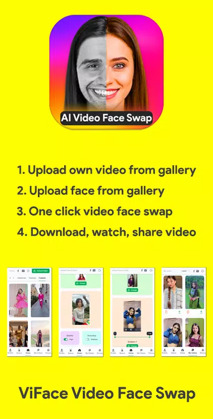 Face Swap AI Video Editor 스크린샷 0