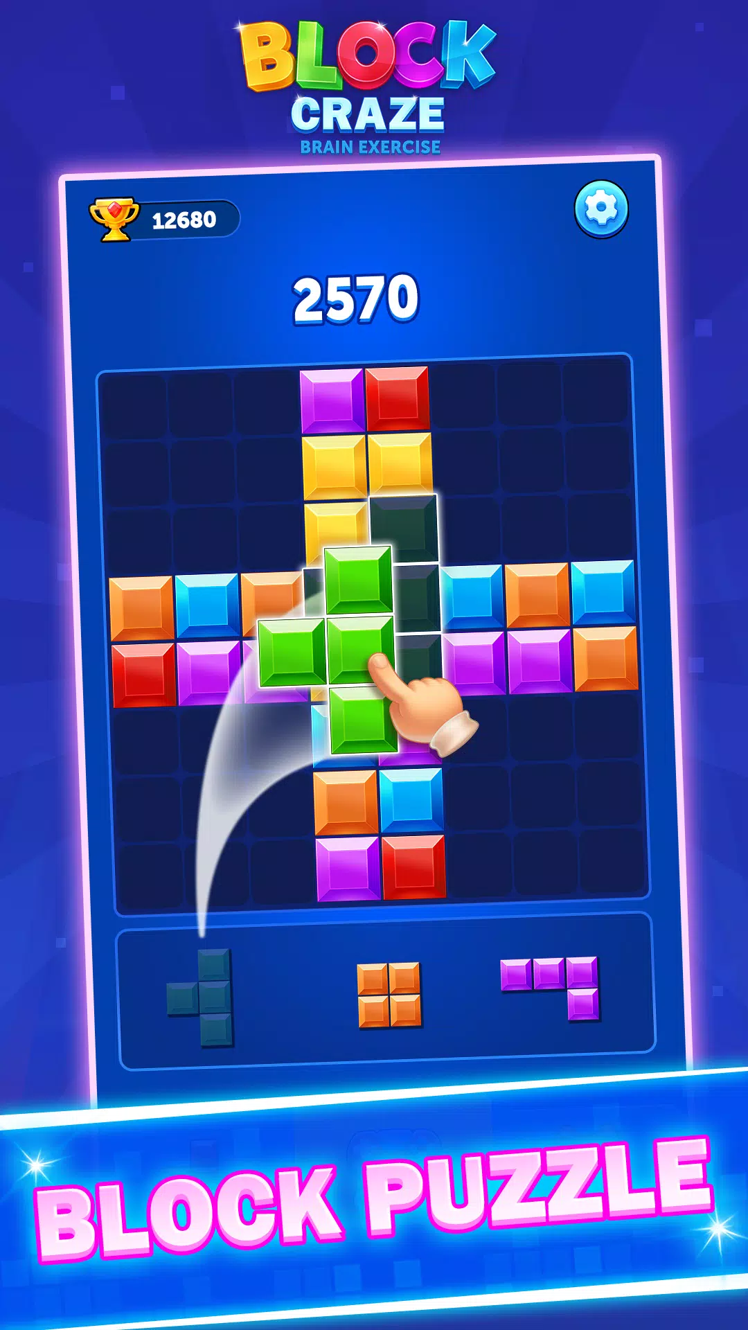 Block Craze：Brain Exercise Schermafbeelding 0