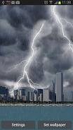 Thunderstorm Chicago - LWP Screenshot 2