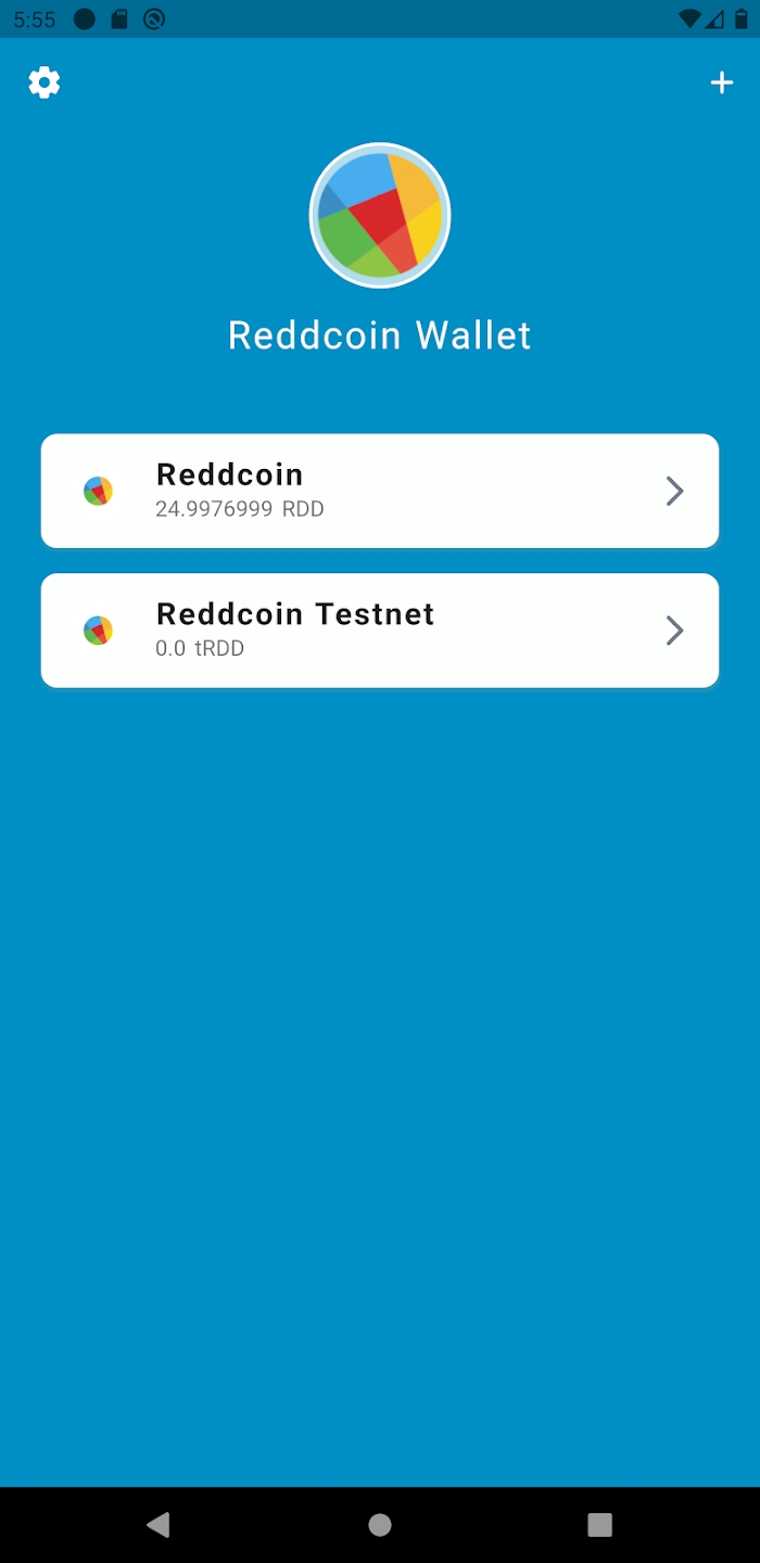 Reddcoin Mobile Wallet Captura de tela 0