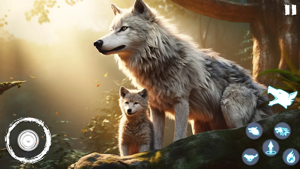 Wild Wolf Games - Animal Games Captura de pantalla 3